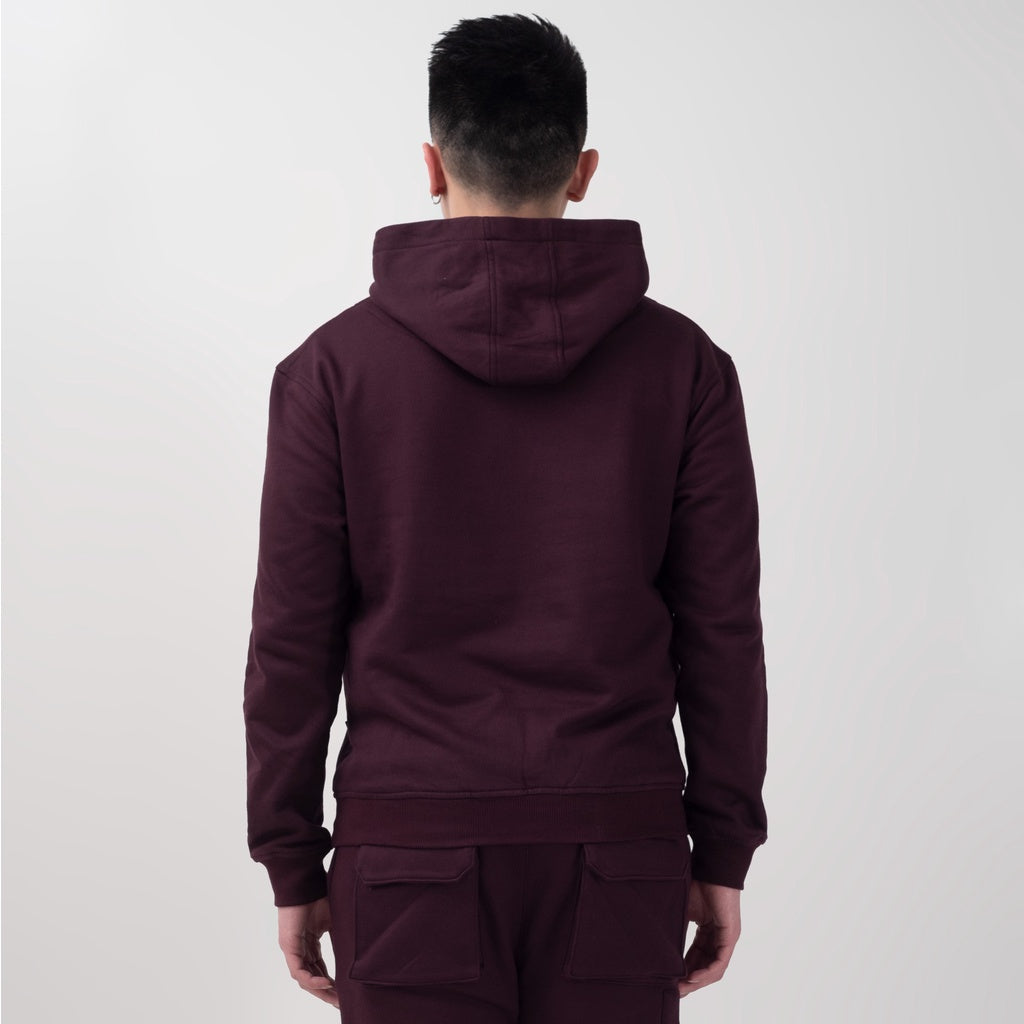 Benhill Sweat Hoodie Capsule Unisex Maroon 516-39F50