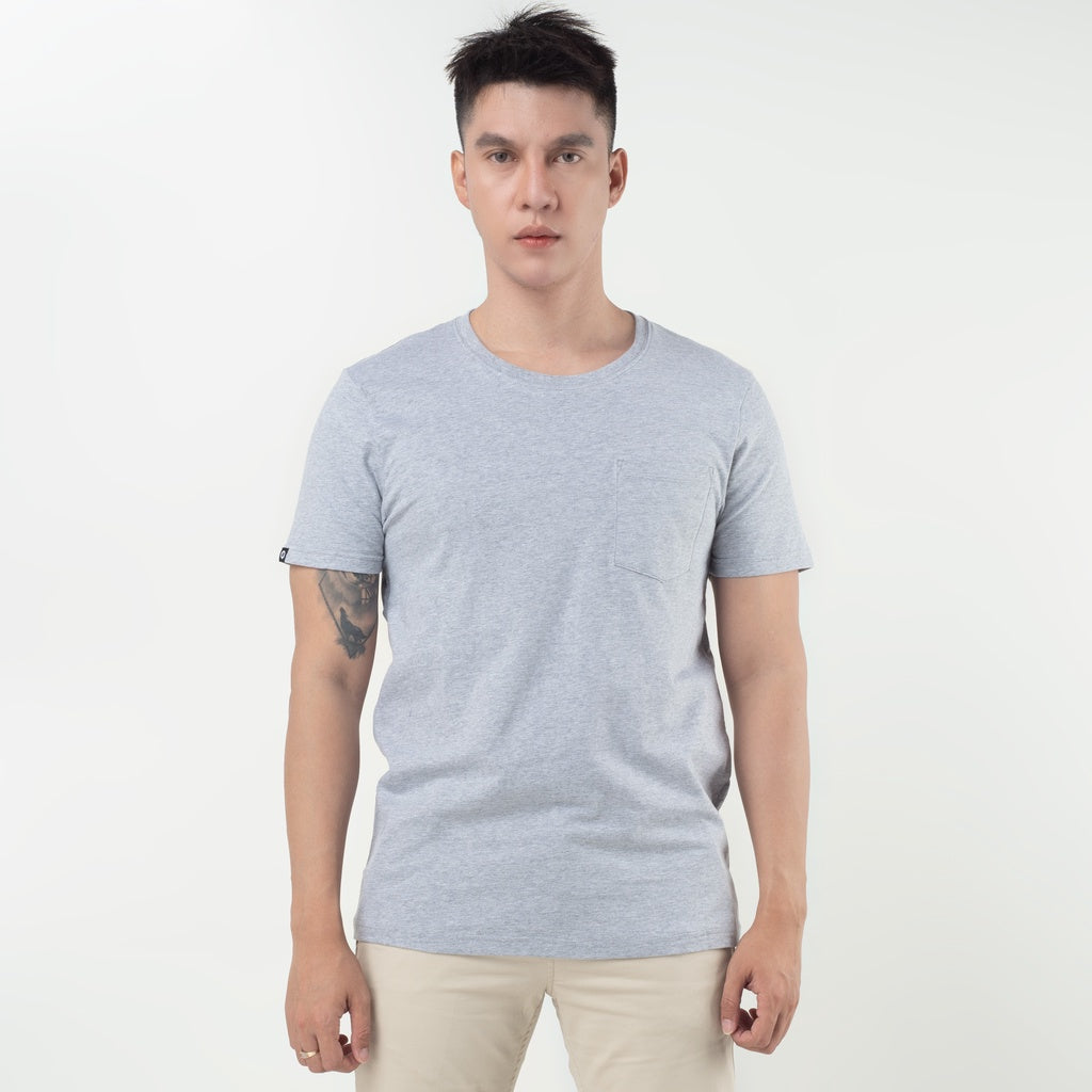 Benhill Premium Pocket Tee Light Grey 340-378-35668