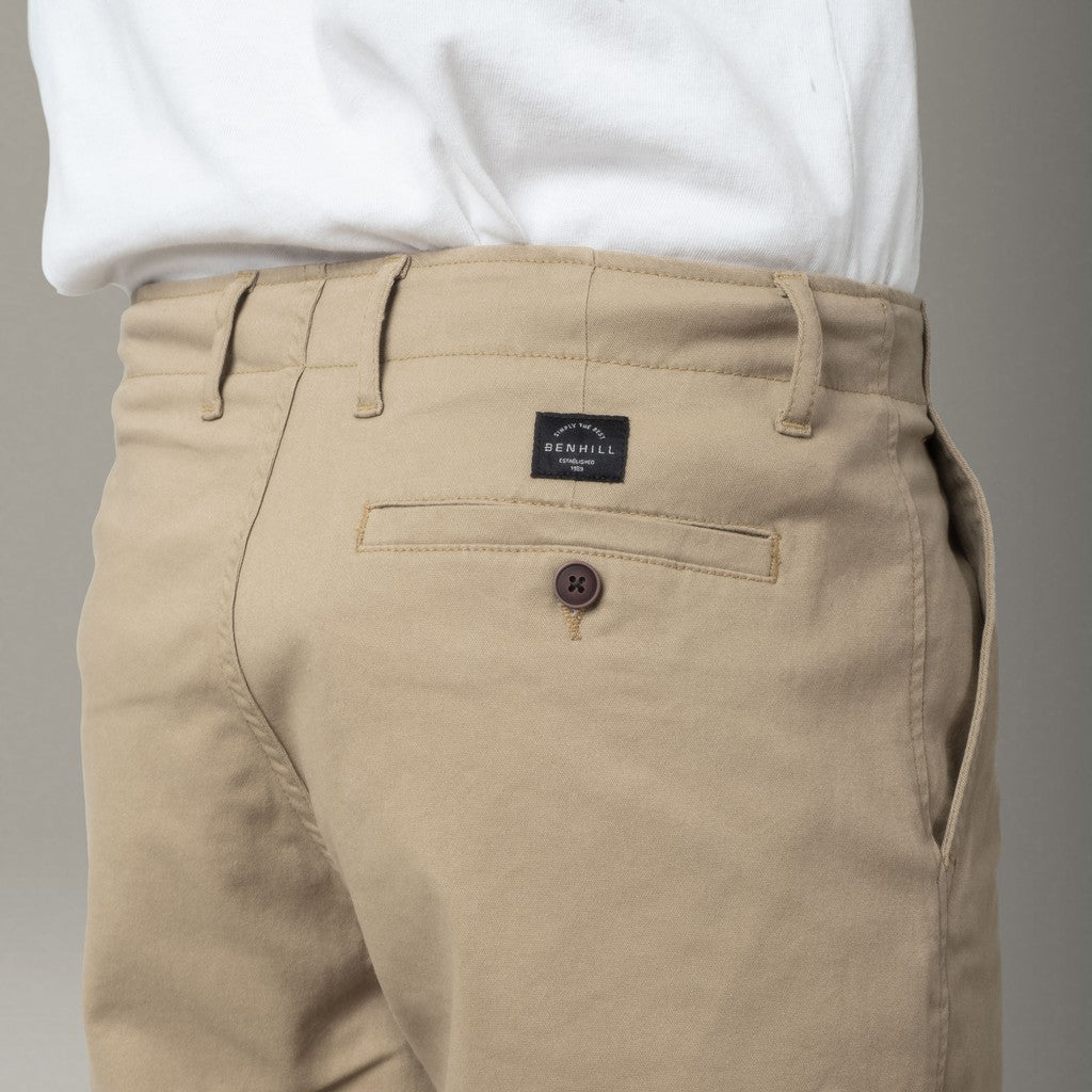 Benhill Celana Pendek Chino Bermuda Katun Stretch Khaki 114-32567