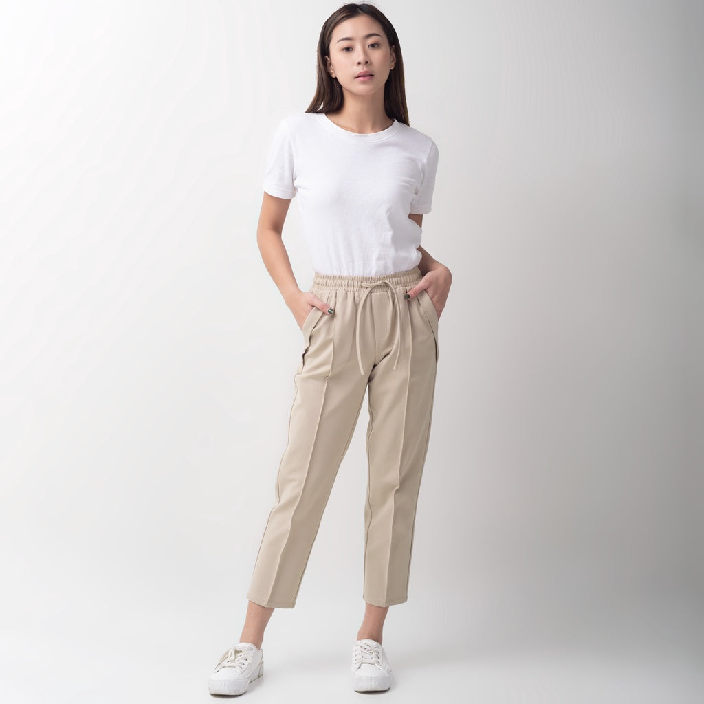 Benhill "Dalmi" Celana Wanita Pinggang Karet Khaki 735-39596