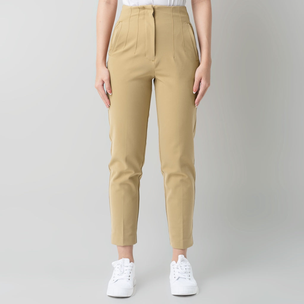 Benhill "Aerum" Celana Wanita High Waist Sand Stone 927-29945