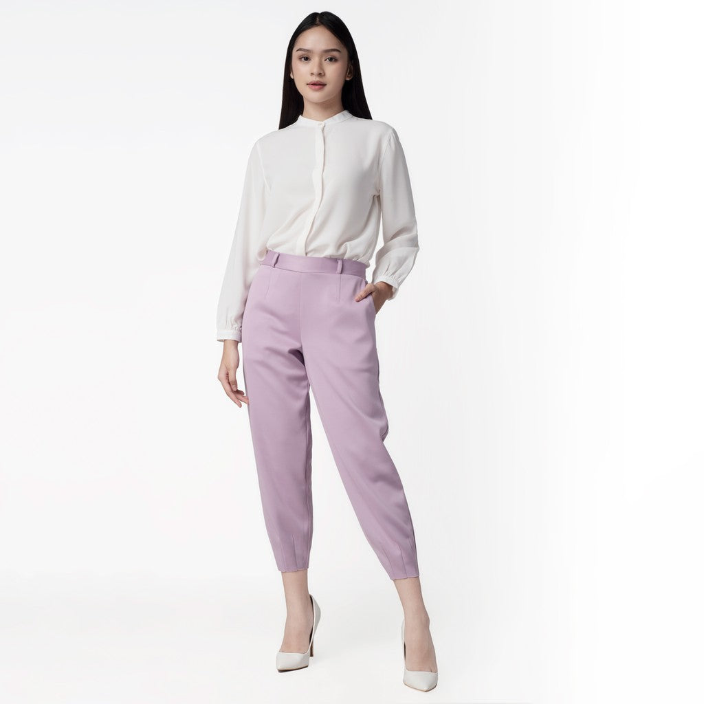 Benhill "Hanna" Celana Wanita Bahan Scuba Aladdin Pant Dane Lilac 227-39876