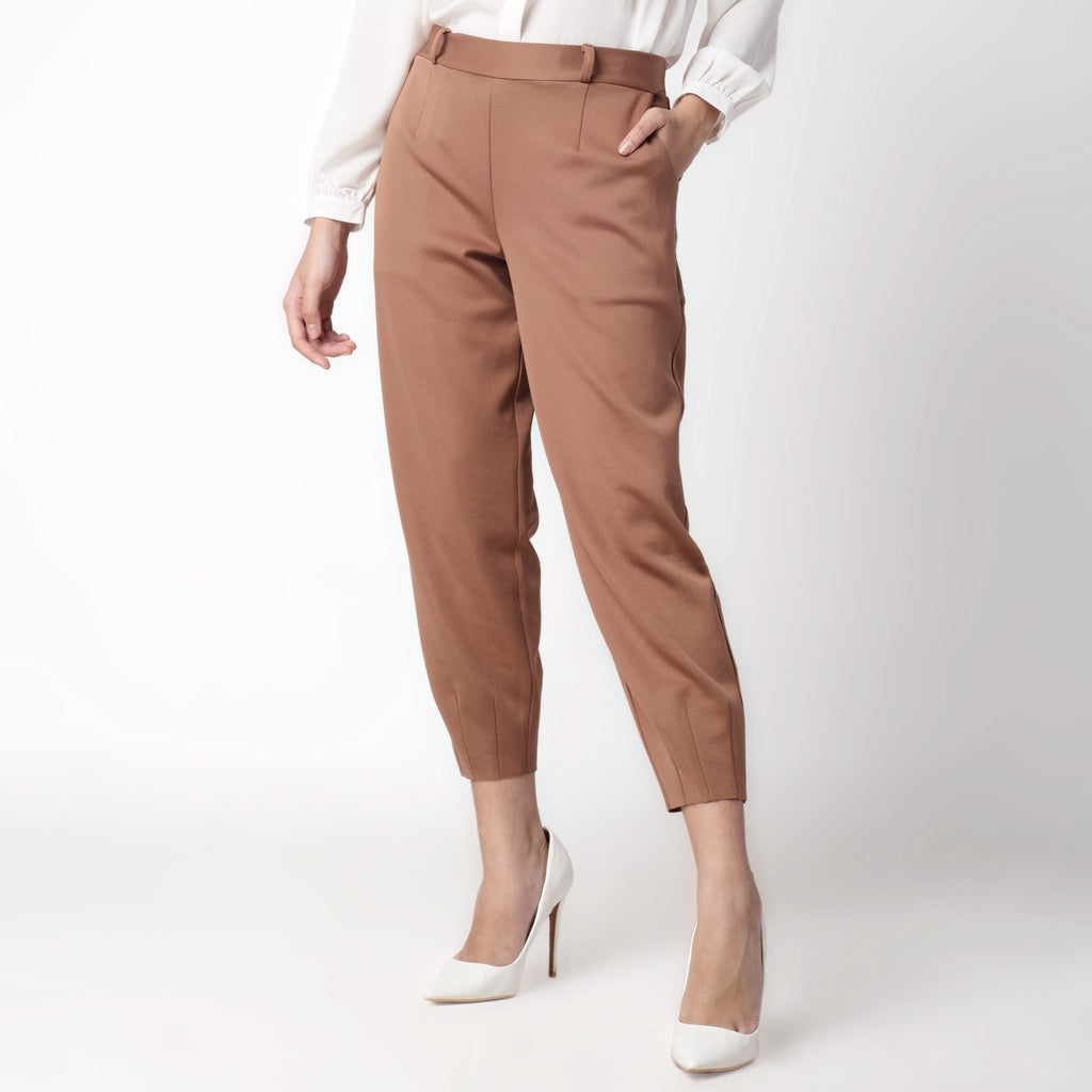 Benhill "Hanna" Celana Wanita Bahan Scuba Aladdin Pant Milo 224-39576