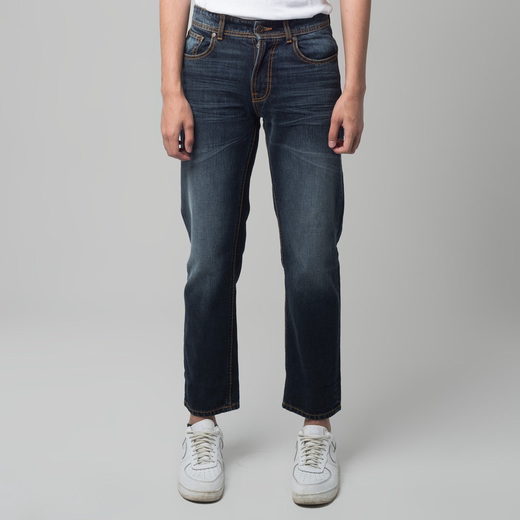 Benhill Premium Denim Pants Relaxed Fit Biru Wash 29611-12-3231F