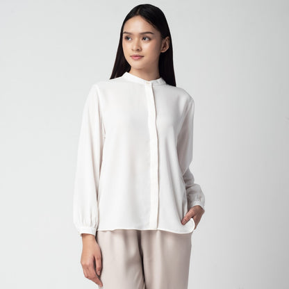 Benhill "Yena" Tops Kemeja Wanita Off White 239-748-39178