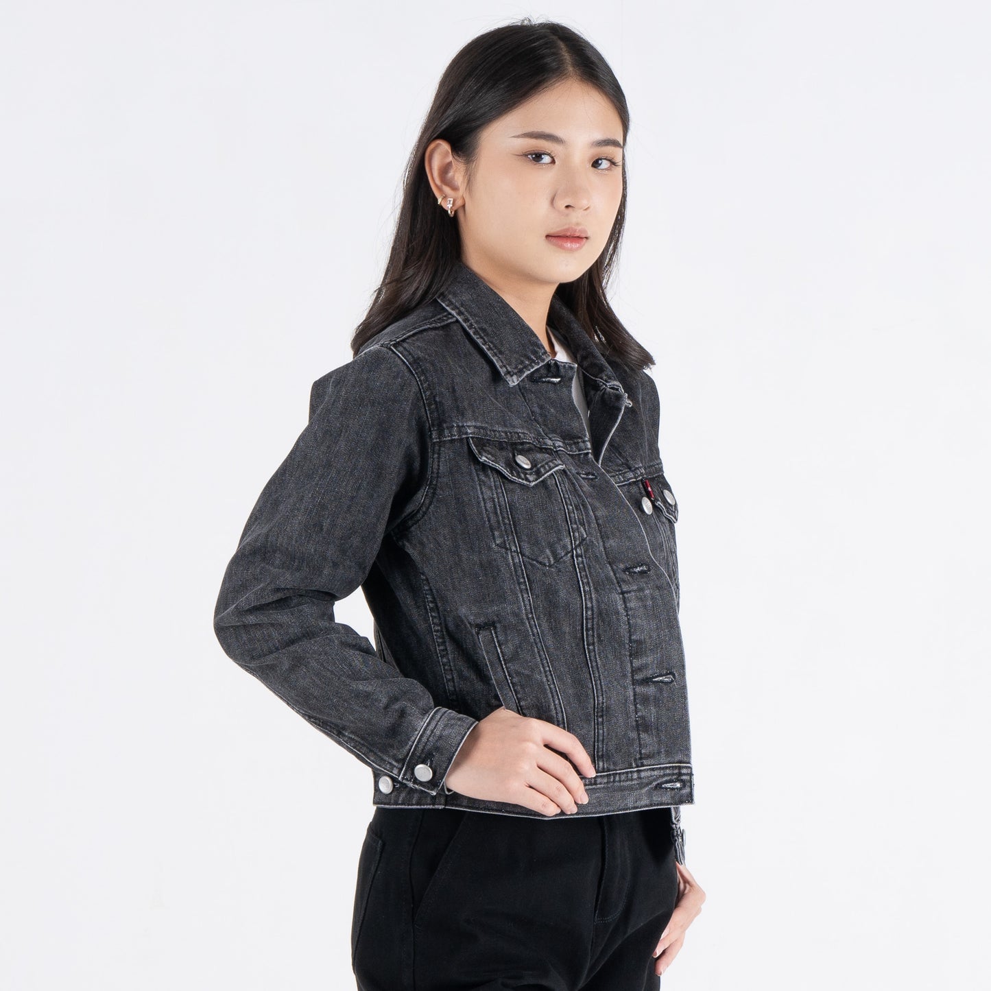 Benhill Jacket Wanita Denim "Dani" Blue dan Black A505-A504