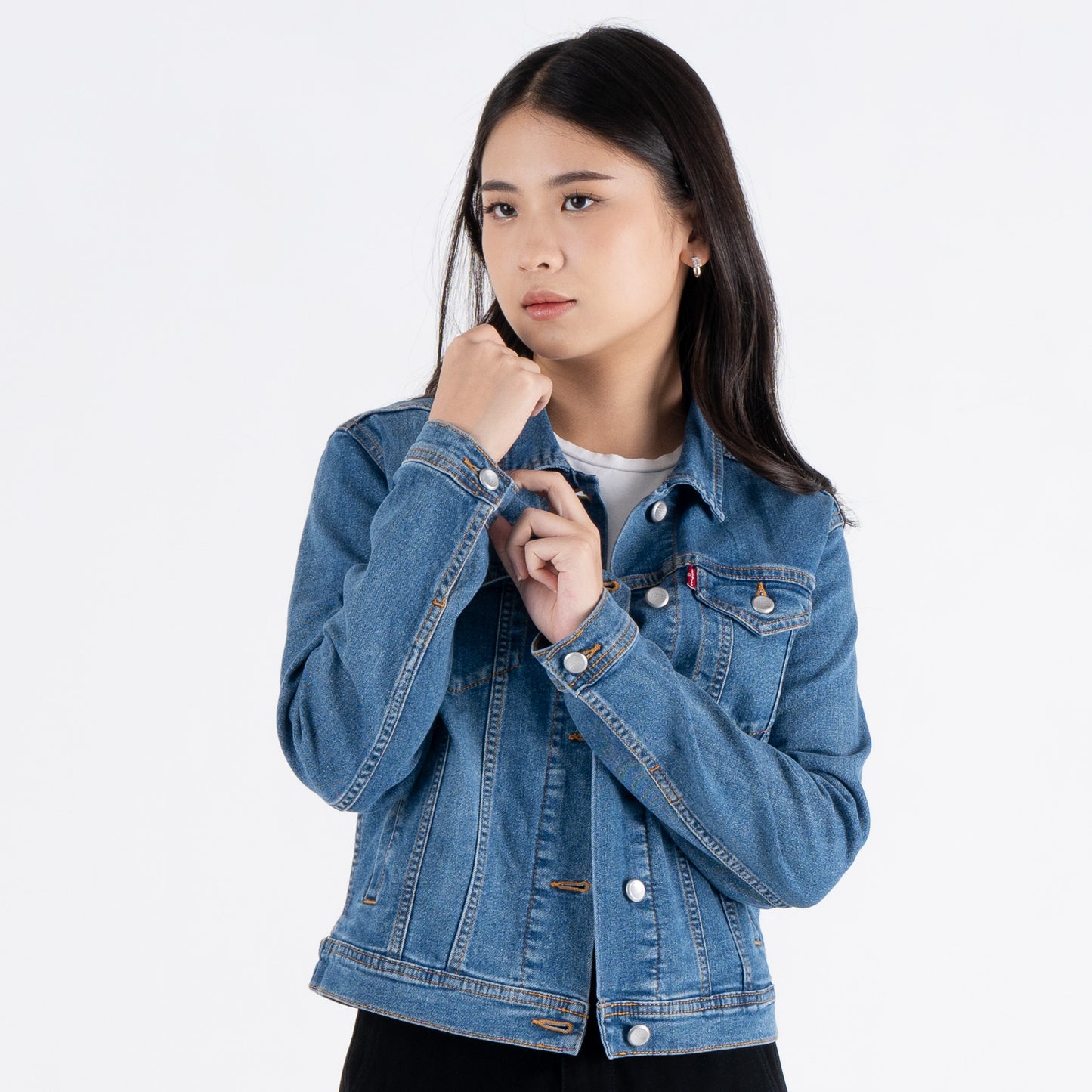 Benhill Jacket Wanita Denim "Dani" Blue dan Black A505-A504