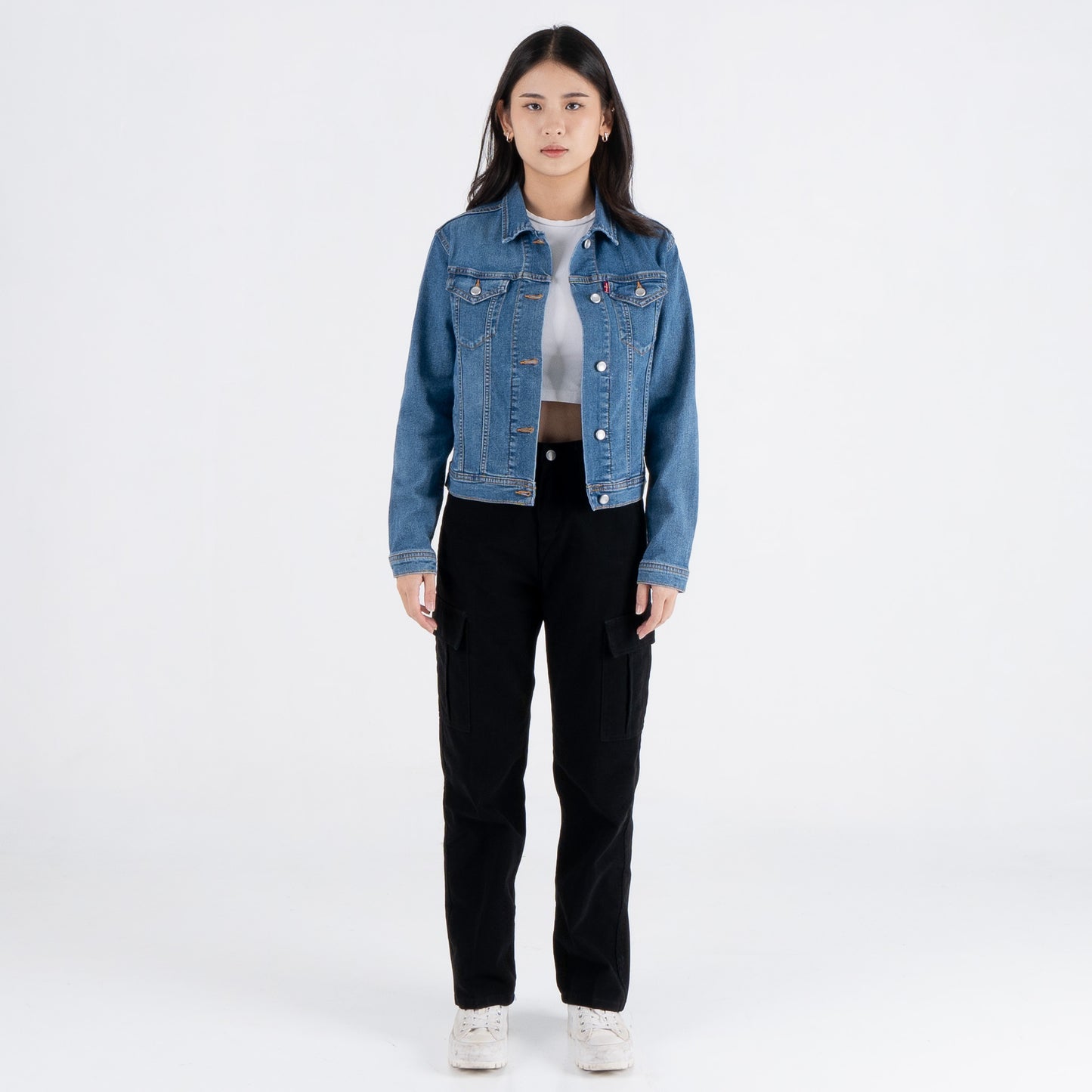 Benhill Jacket Wanita Denim "Dani" Blue dan Black A505-A504