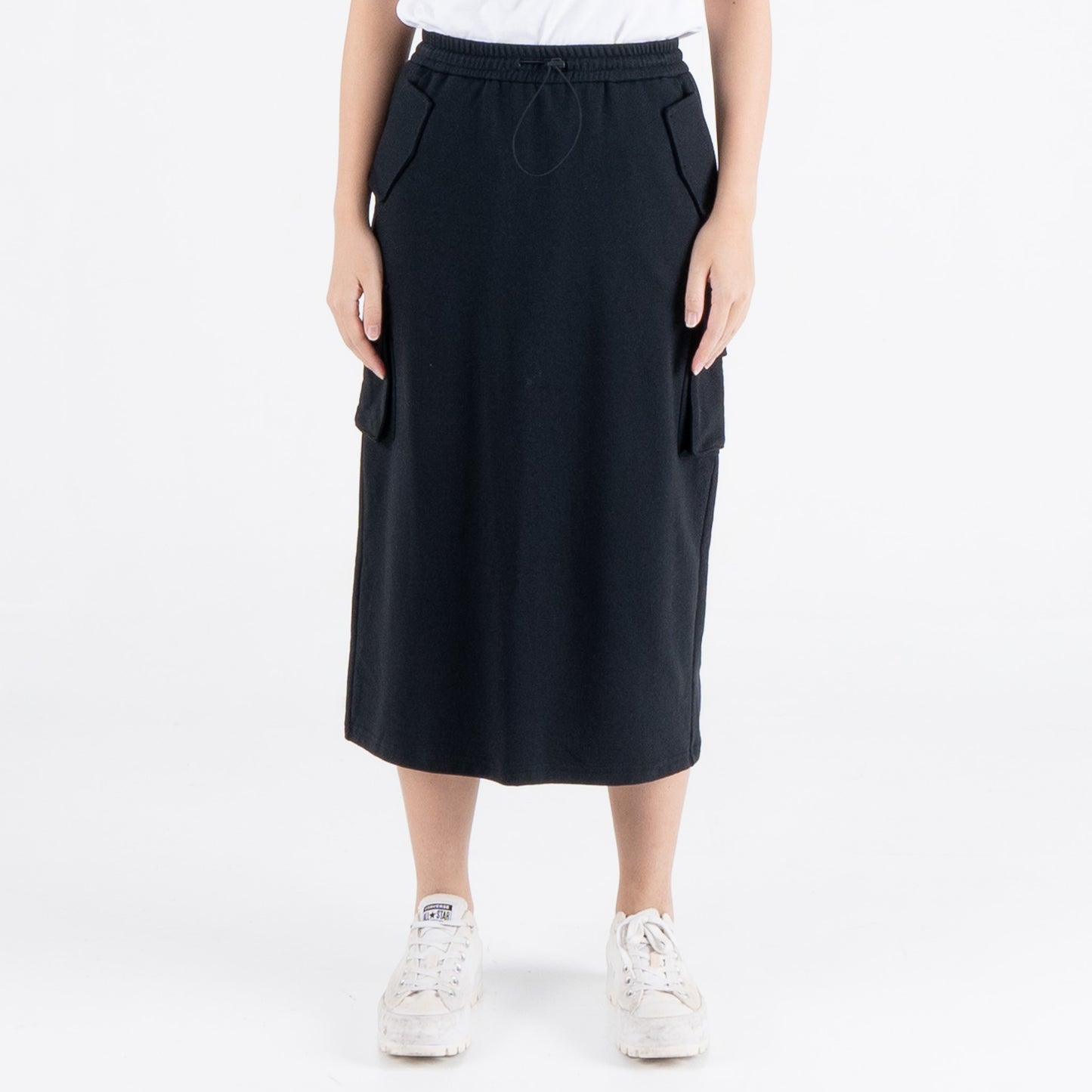 Benhill "Jisoo" Cargo Skirt 3 Warna (Misty, Off white,Black)
