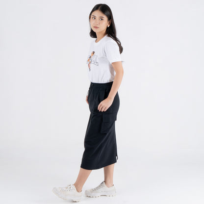 Benhill "Jisoo" Cargo Skirt 3 Warna (Misty, Off white,Black)