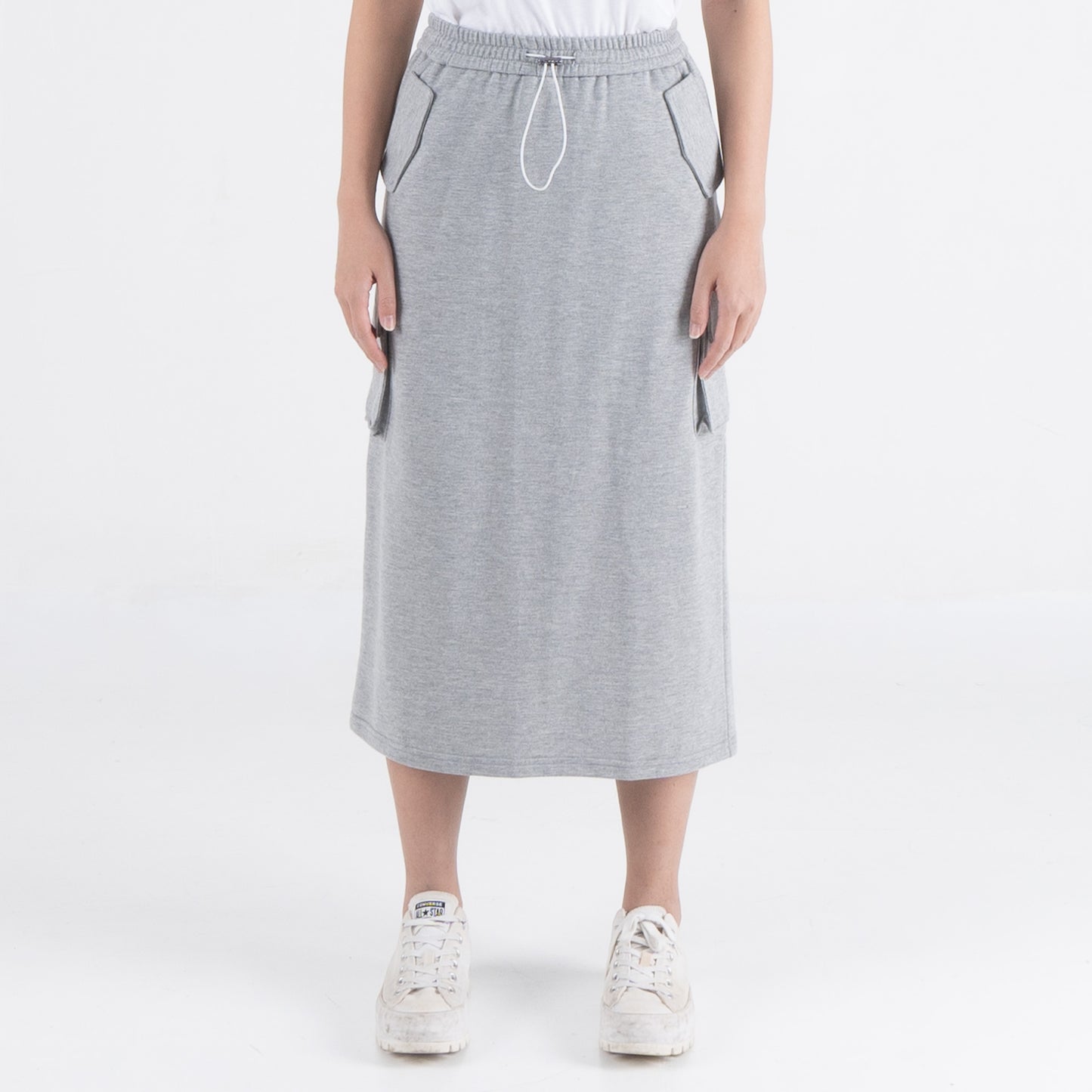 Benhill "Jisoo" Cargo Skirt 3 Warna (Misty, Off white,Black)