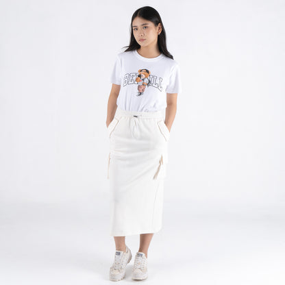 Benhill "Jisoo" Cargo Skirt 3 Warna (Misty, Off white,Black)