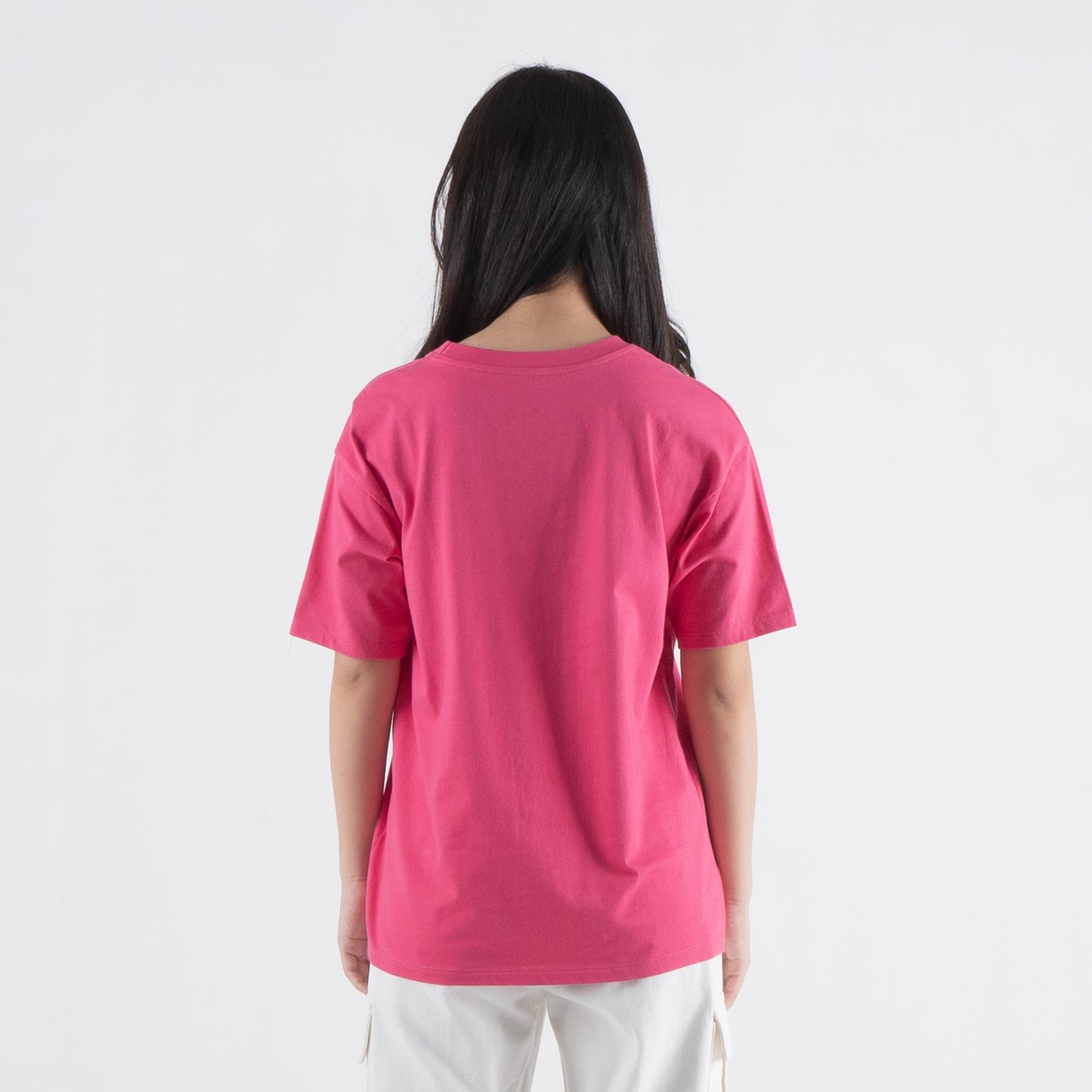 Benhill T-shirt Wanita Grafis Oversized Pendek Pink A512-39J86