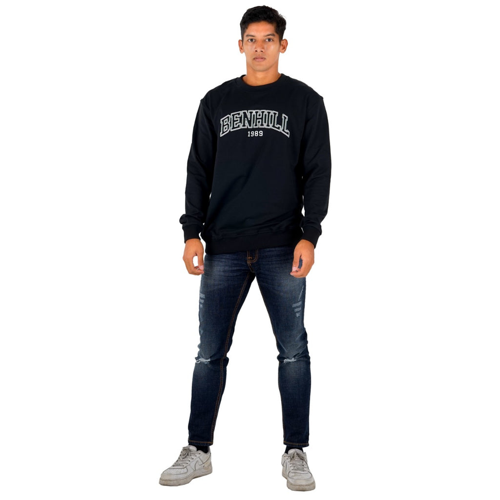 Benhill Sweatshirt Crewneck 3 Warna (Tosca,Black,Olive)