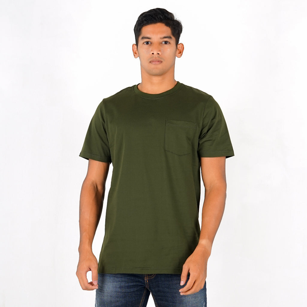 Benhill Premium Pocket Tee Hijau Army A56-A57-29768