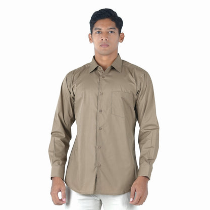 Benhill Kemeja Poplin Extra Fine Cotton Shirt 50331(Mocha,White,Maroon,Army green,Black,Copper brown)