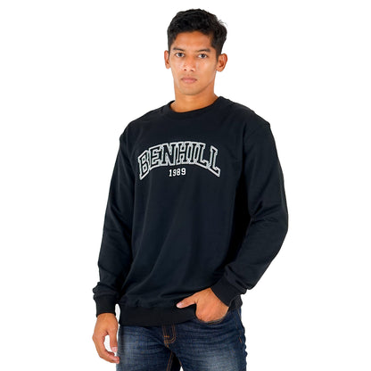 Benhill Sweatshirt Crewneck 3 Warna (Tosca,Black,Olive)