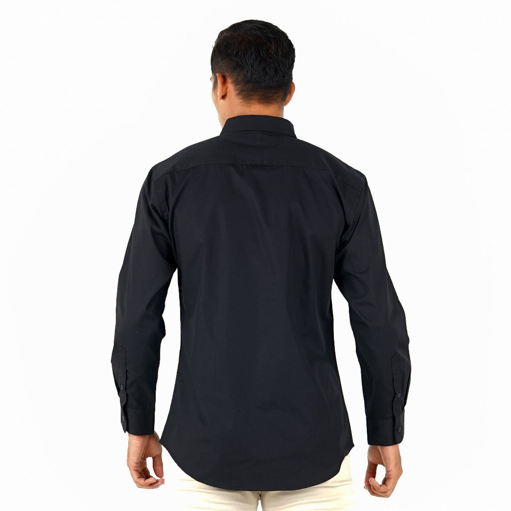 Benhill Kemeja Poplin Extra Fine Cotton Shirt 50331(Mocha,White,Maroon,Army green,Black,Copper brown)