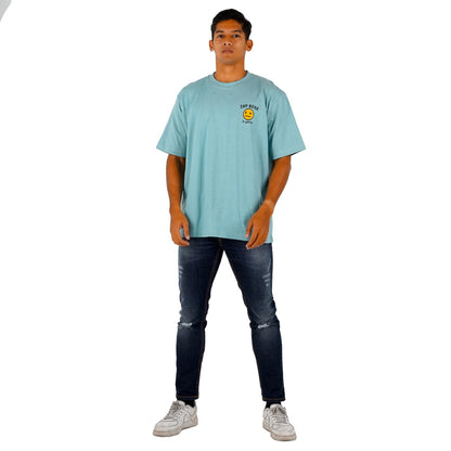 Benhill T-Shirt Pria Oversized Fit Cotton 20s Combed Pendek Mint Green A417-29768