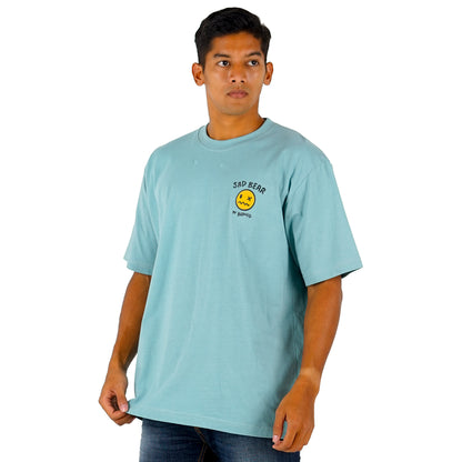 Benhill T-Shirt Pria Oversized Fit Cotton 20s Combed Pendek Mint Green A417-29768