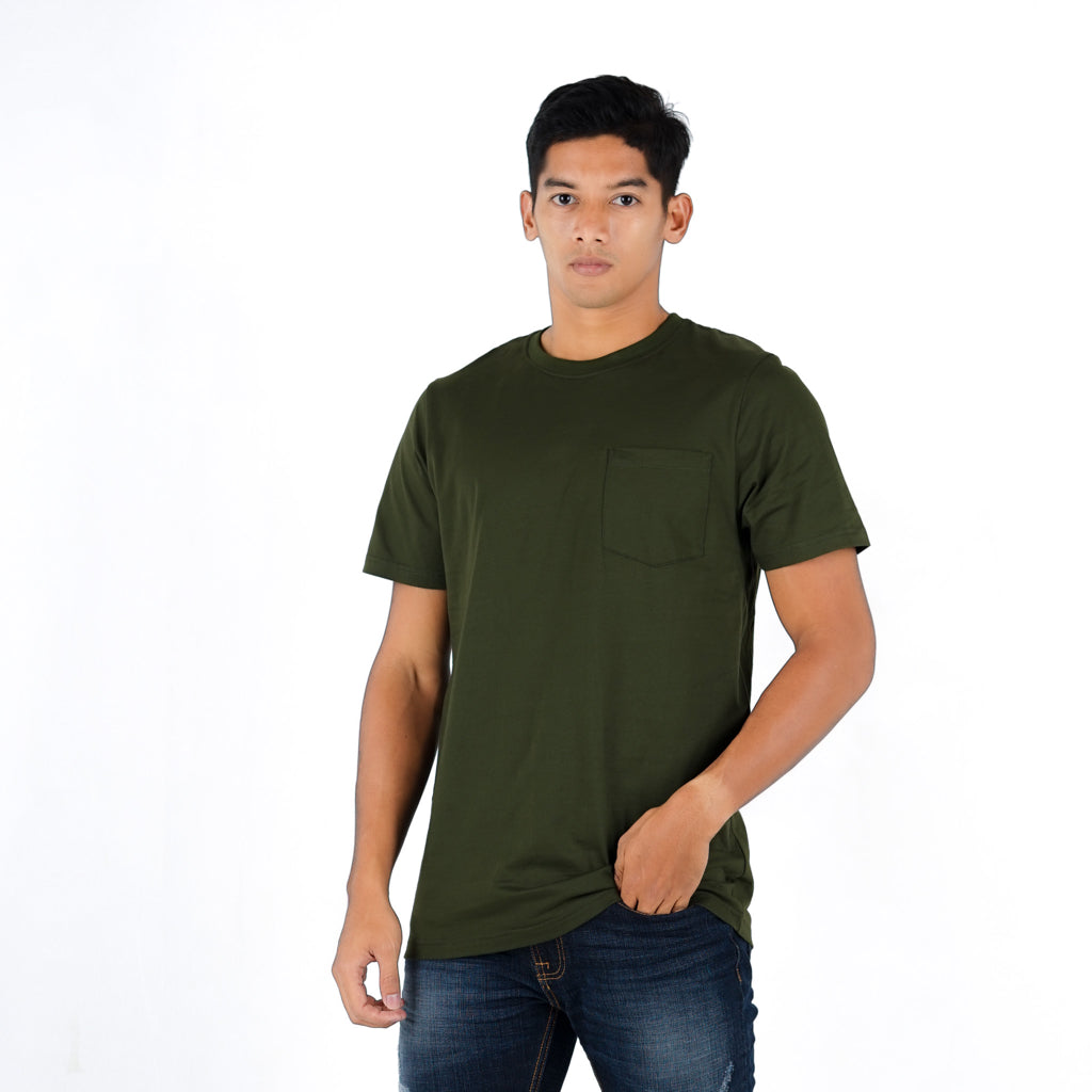 Benhill Premium Pocket Tee Hijau Army A56-A57-29768