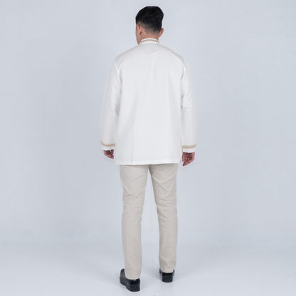 Benhill Taqwa Koko Bordir Pria Panjang Off White 2419-32107