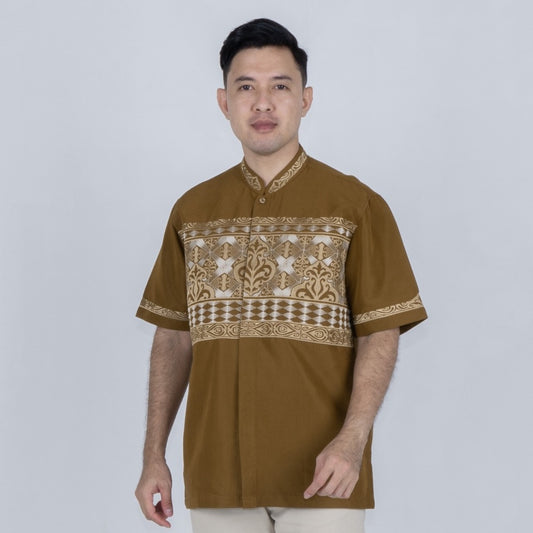 Benhill Taqwa Koko Bordir Pria Pendek Bronze 2536-37-38-325