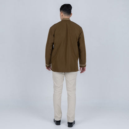 Benhill Taqwa Koko Bordir Pria Panjang Bronze 2539-40-41-325