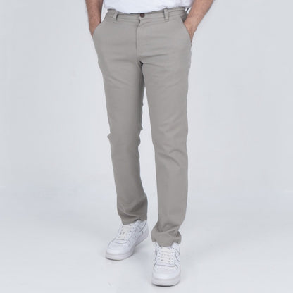 Benhill Celana Pria Panjang Chino Pants Slim Fit Katun Stretch Ash Grey 51220-21-326