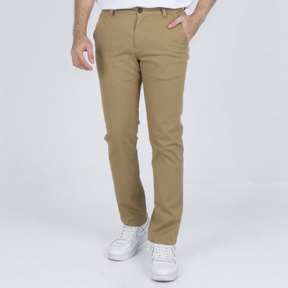 Benhill Celana Pria Panjang Chino Pants Slim Fit Katun Stretch Peanut Brown 51212-13-325