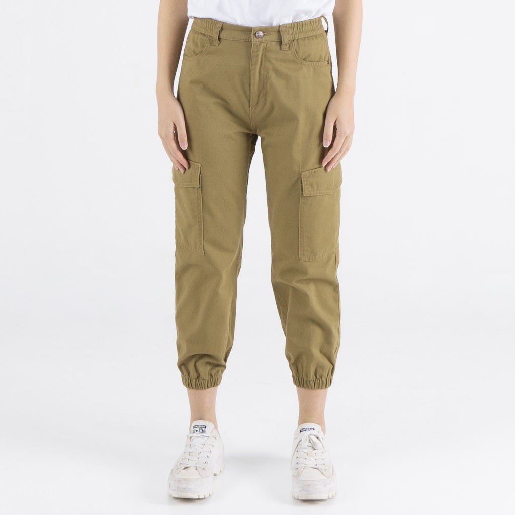 Benhill Celana Wanita "CHAEWON" 7/8 Cargo Jogger Pants 6 Warna