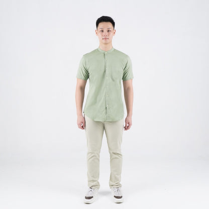 Benhill Kemeja Pria Basic Polos Shanghai Pendek Oxford New Colors