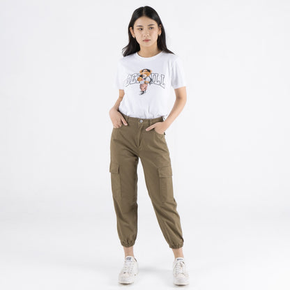 Benhill Celana Wanita "CHAEWON" 7/8 Cargo Jogger Pants 6 Warna