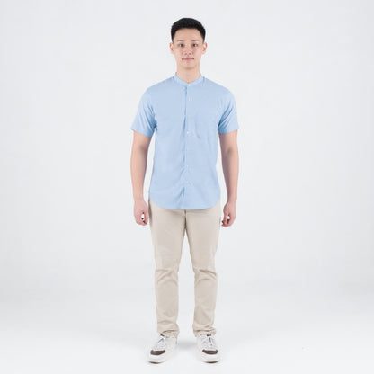 Benhill Kemeja Pria Basic Polos Shanghai Pendek Oxford New Colors