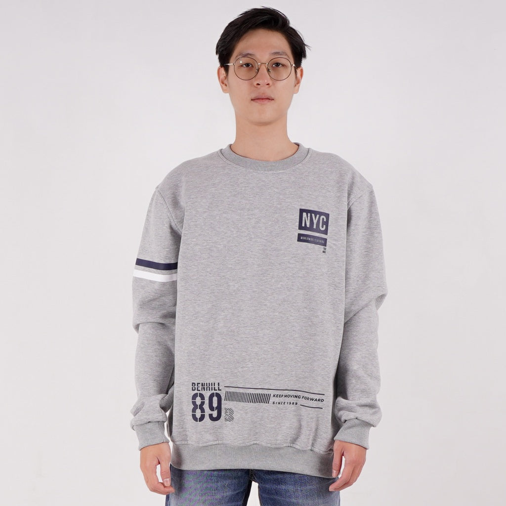 Benhill Sweatshirt Crewneck Unisex Misty A439-39M50