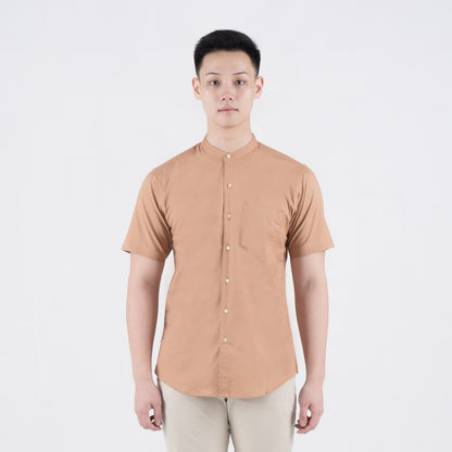 Benhill Kemeja Pria Basic Polos Shanghai Pendek Oxford New Colors