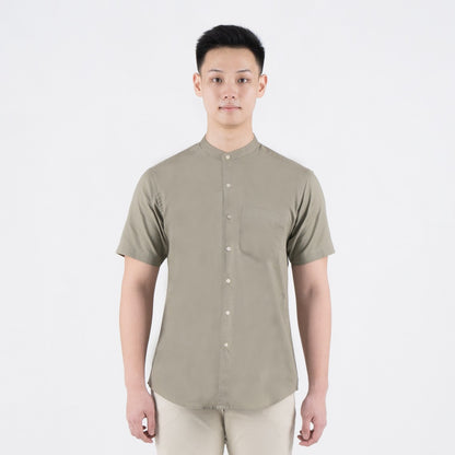 Benhill Kemeja Pria Basic Polos Shanghai Pendek Oxford New Colors