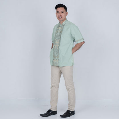 Benhill Taqwa Koko Bordir Pria Pendek Mint 2548-49-50-32Y