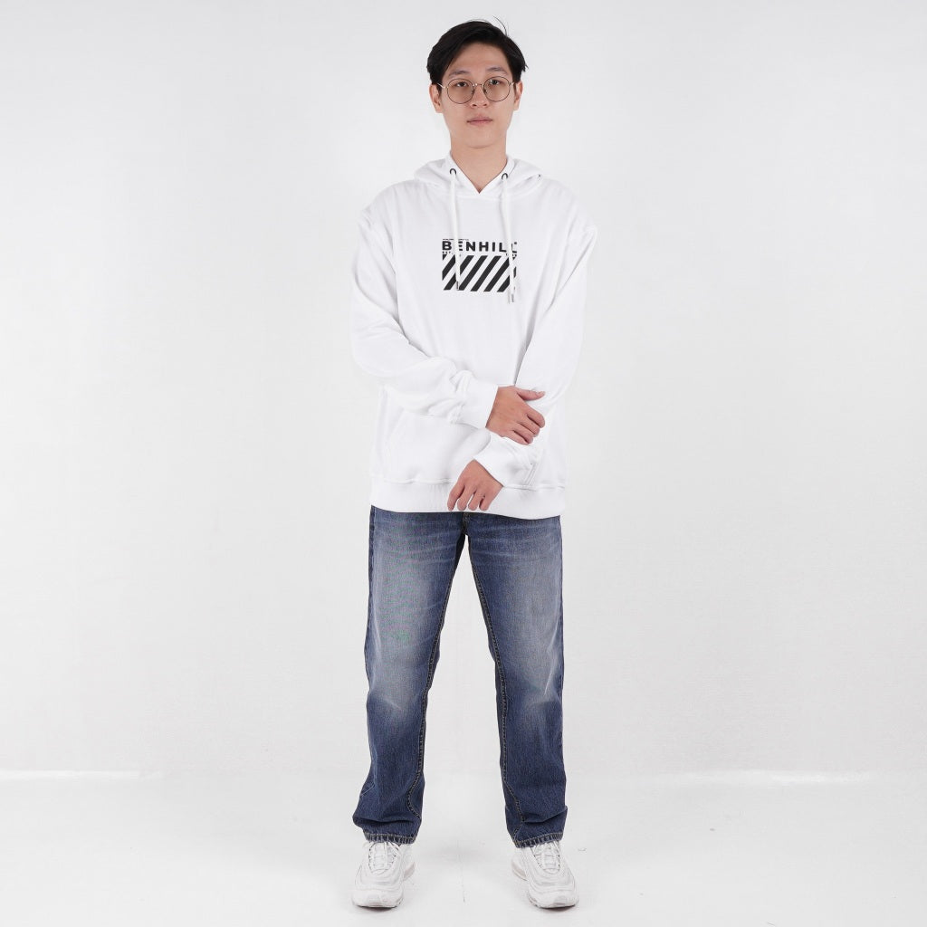 Benhill Sweat Hoodie Unisex White A450-39150