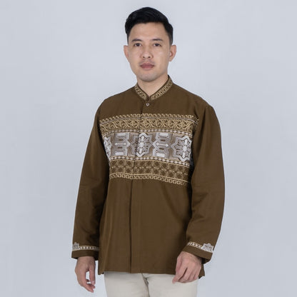 Benhill Taqwa Koko Bordir Pria Panjang Bronze 2539-40-41-325