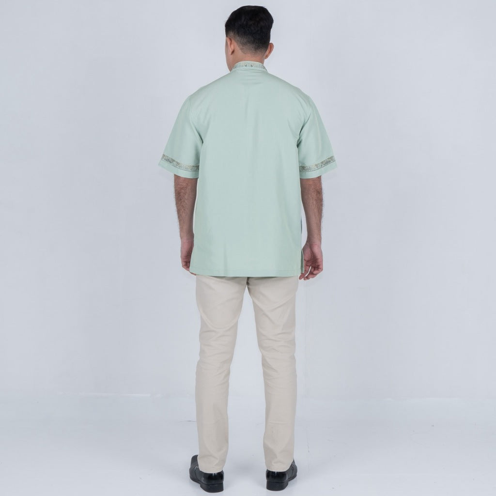 Benhill Taqwa Koko Bordir Pria Pendek Mint 2548-49-50-32Y
