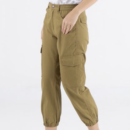 Benhill Celana Wanita "CHAEWON" 7/8 Cargo Jogger Pants 6 Warna
