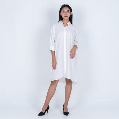 Benhill Tunik Kaftan Wanita Polos Bronze,Off White,Black,Terracotta