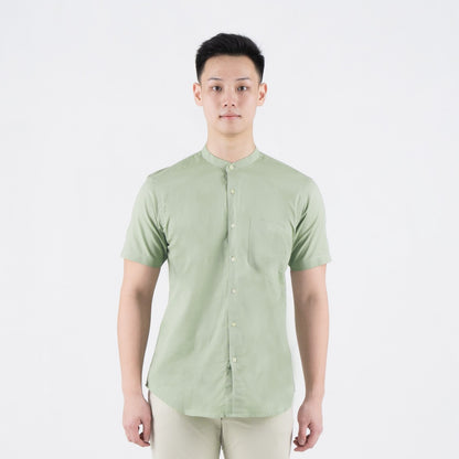 Benhill Kemeja Pria Basic Polos Shanghai Pendek Oxford New Colors