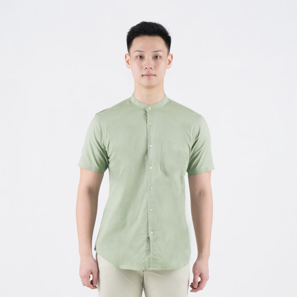 Benhill Kemeja Pria Basic Polos Shanghai Pendek Oxford New Colors