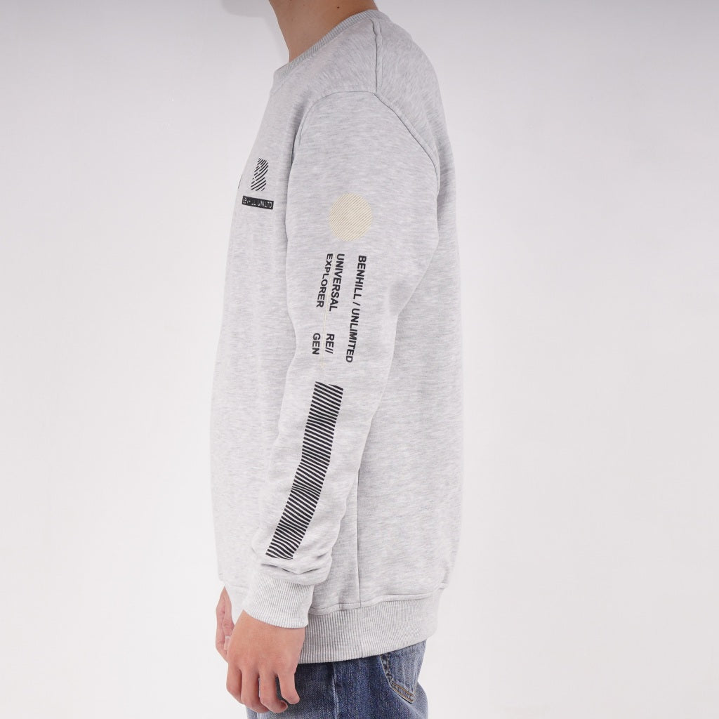Benhill Sweatshirt Crewneck Unisex Misty A440-39M50