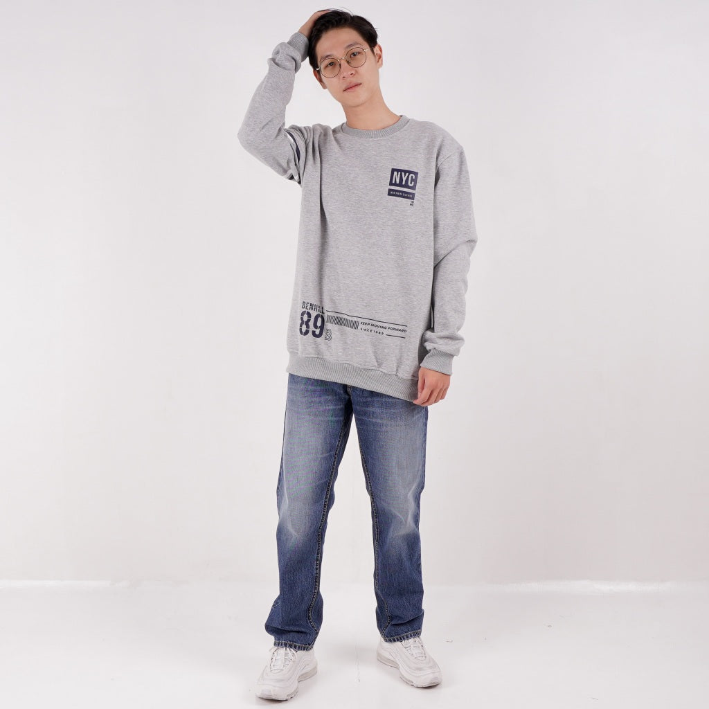 Benhill Sweatshirt Crewneck Unisex Misty A439-39M50