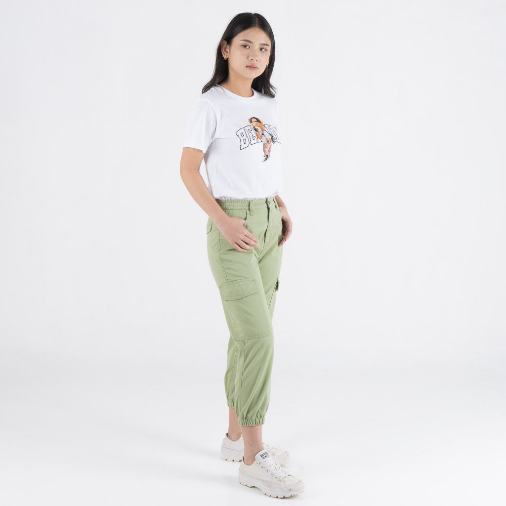 Benhill Celana Wanita "CHAEWON" 7/8 Cargo Jogger Pants 6 Warna