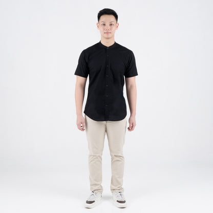 Benhill Kemeja Pria Basic Polos Shanghai Pendek Oxford New Colors