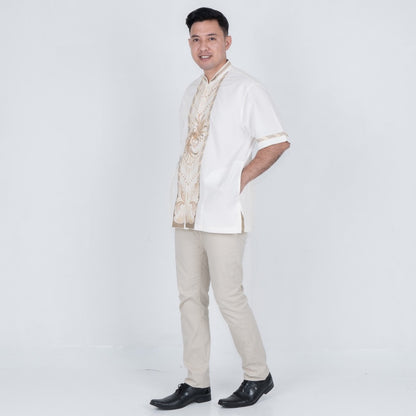 Benhill Taqwa Koko Bordir Pria Pendek Off White 2497-98-99-321